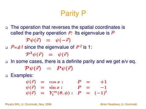 Parity of zero .